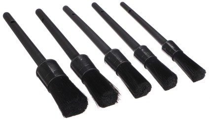 Hard Precision Car Cleaning Brush Set CAR DETAILING BRUSH 5 HARD, 5pcs