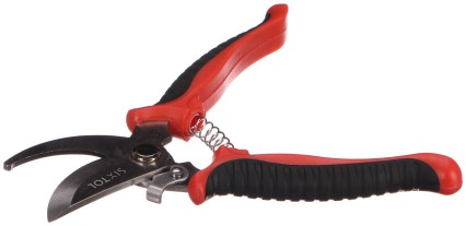 Garden shears, length 190 mm, ergonomic handle