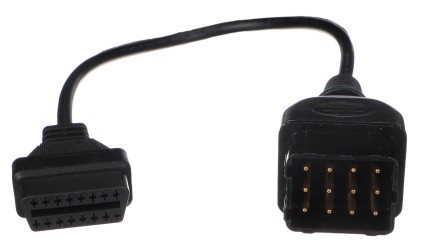 OBD-II Adapter 12-pin for GAZ Trucks MECHANIC CABLE 6