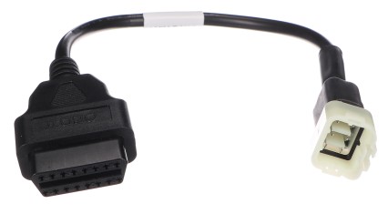 OBD-II Adapter 6-pin for Kawasaki Motorcycles MECHANIC CABLE 17