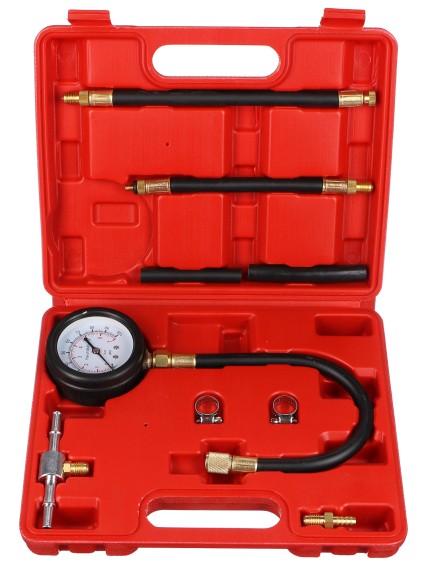 Pressure Testing Kit for Petrol Engines MECHANIC ENGINE TESTER 10, 0-7bar, 10pcs