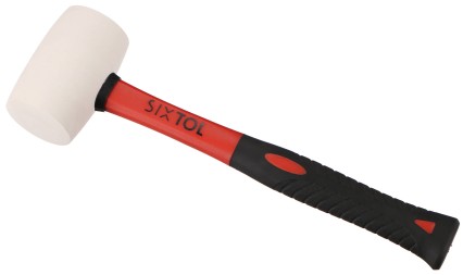 Rubber Mallet TPR HAMMER 220, White, 220g, 285mm