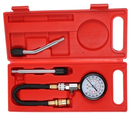 Compression Testing Kit for Petrol Engines MECHANIC ENGINE TESTER 4, 0-20bar, 4pcs