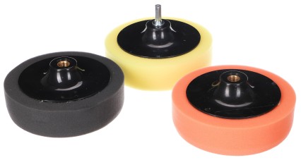 Car Cleaning Polishing Pads with Holder Set CAR DETAILING PAD 3, 3pcs