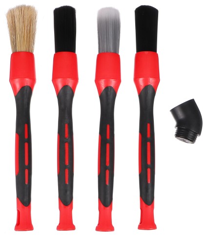 Set of precision brushes with interchangeable tips for car cleaning CAR DETAILING BRUSH 4