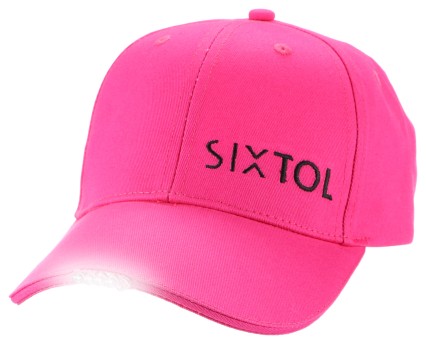 Baseball Cap with LED light B-CAP 25lm, rechargeable, USB, universal size, pink