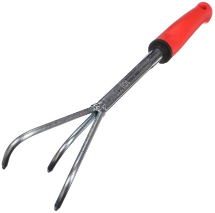 Hand cultivator, length 360 mm, ergonomic handle