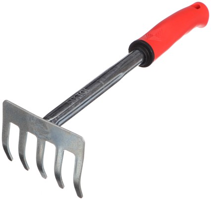 Hand rake, length 290 mm, ergonomic handle