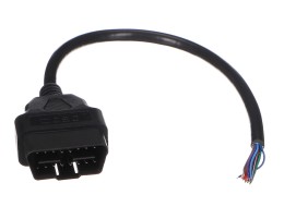 OBD-II Extension Cable Male with 16 Pins Terminated in 30cm Wires MECHANIC CABLE 28