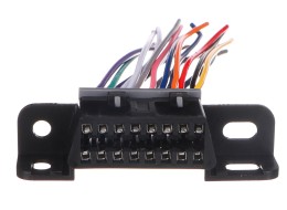 OBD-II Socket with 16 Pins Terminated in 10cm Wires MECHANIC CABLE 25