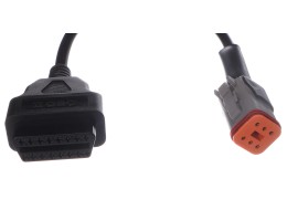 OBD-II Adapter 6-pin for Harley-Davidson Motorcycles MECHANIC CABLE 21