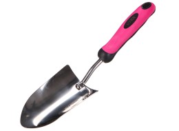 Garden trowel GARDEN PINK ONE, stainless steel, 33 cm