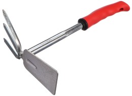 Garden hoe with cultivator, length 290 mm, ergonomic handle