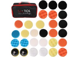 Car Cleaning Polishing Pads with Holder Set CAR DETAILING PAD 30, 30pcs