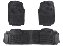 Universal Rubber Car Mats CAR MAT UNI SET 2, Complete, 3pcs