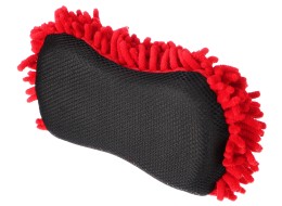 Car Wash Sponge CAR DETAILING WASH 1, 24 x 12.5 x 6cm, Black-Red