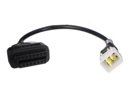 OBD-II Adapter 6-pin for Delphi Motorcycles MECHANIC CABLE 12