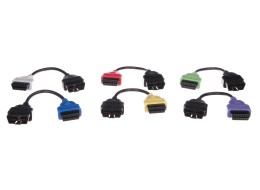 Complete FiatECUScan OBD-II Adapter Set for Cars MECHANIC CABLE SET 3, 6pcs