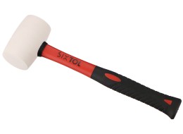 Rubber Mallet TPR HAMMER 220, White, 220g, 285mm