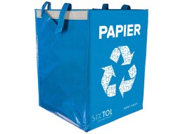 Bag for sorted waste SORT EASY PAPIER, 30x30x40 cm, 36 l