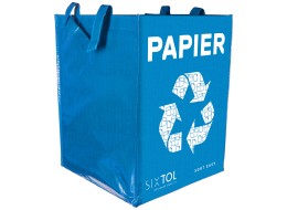 Bag for sorted waste SORT EASY PAPIER, 30x30x40cm, 36l