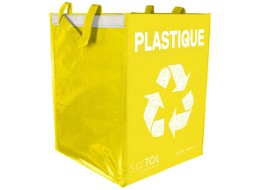 Taška na tříděný odpad SORT EASY PLASTIQUE FR, 30x30x40cm, 36l
