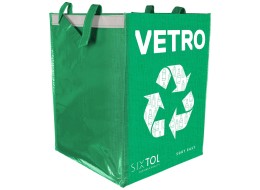 Recycling bag SORT EASY VETRO IT, 30x30x40cm, 36l